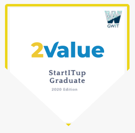 2value startITup graduate badge